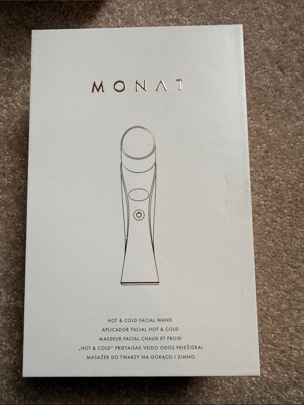 MONAT Hot & Cold Facial Wand - White